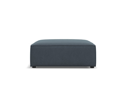 Pouf Strukturstoff Schwarz Jodie — Blue