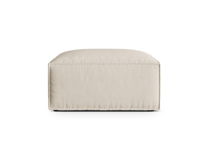 Pouf Samt Beige Nuria — Beige