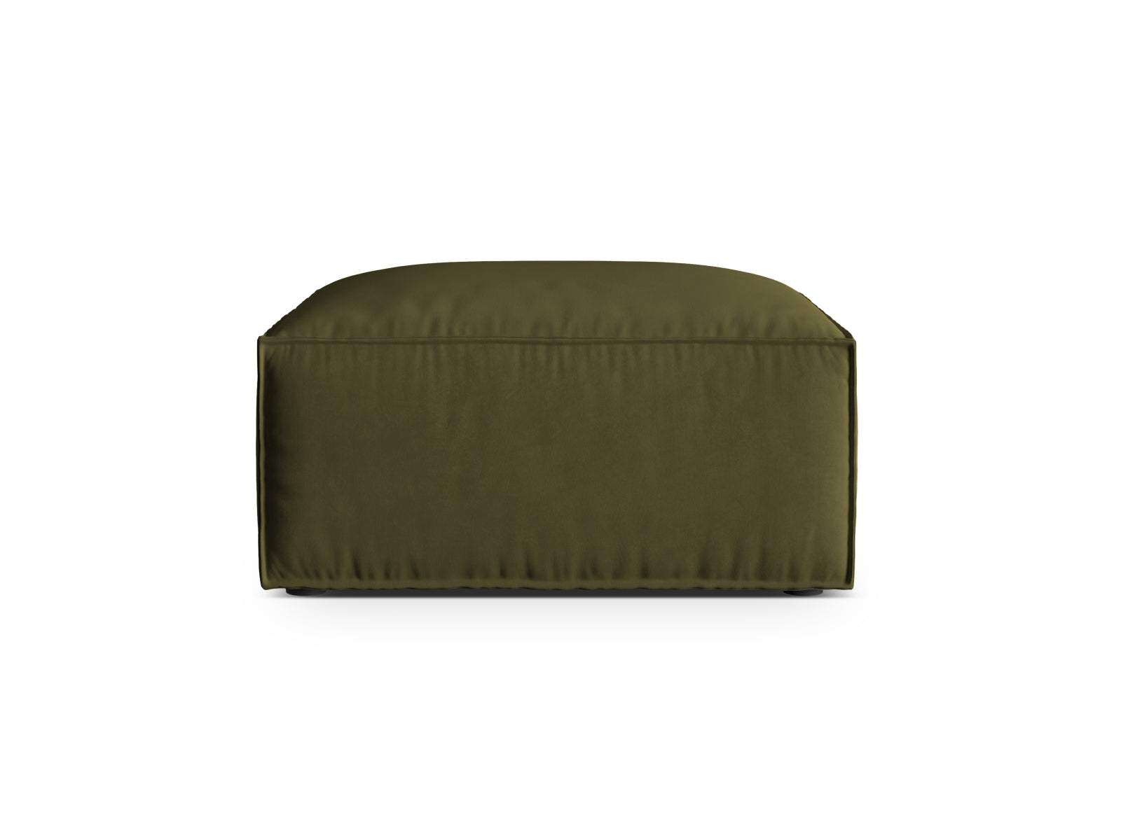 Nuria Pouf, 85x85 cm — Moss Green Melange