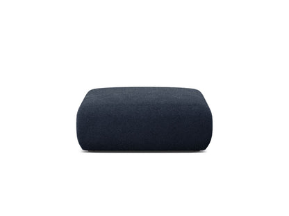 Pouf Bouclé Beige Molino — Dark Blue