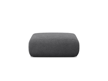 Pouf Bouclé Beige Molino — Dark Grey