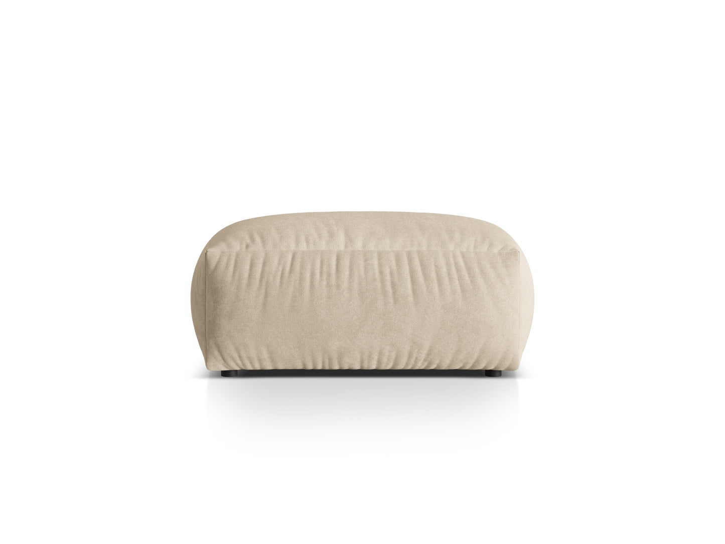 Martina large pouf, 108x108 cm — Light Beige