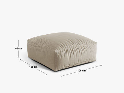 Martina large pouf, 108x108 cm