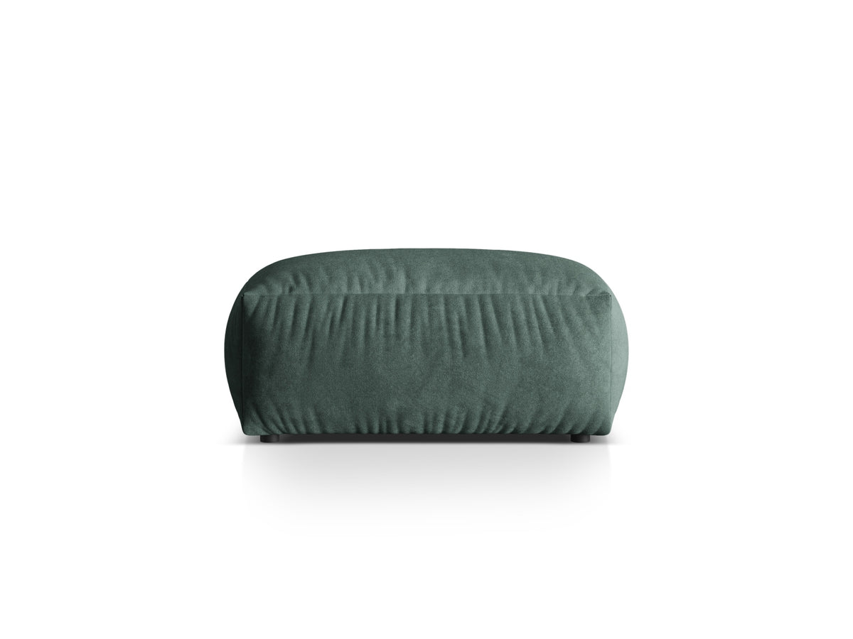 Martina large pouf, 108x108 cm — Petrol