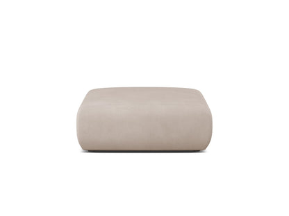 Pouf Chenille Beige Molino — Beige