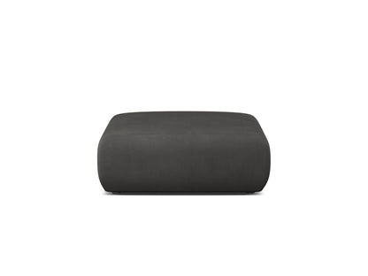 Pouf Chenille Beige Molino — Dark Grey