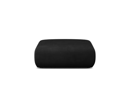 Pouf Chenille Beige Molino — Black