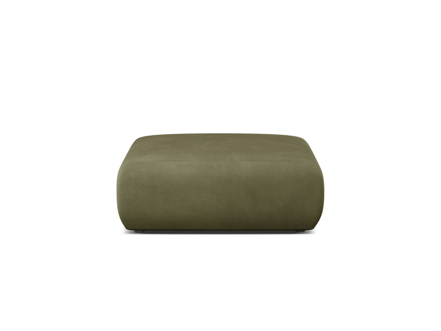 Pouf Chenille Beige Molino — Light Green