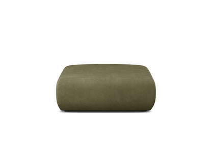 Pouf Chenille Beige Molino — Light Green
