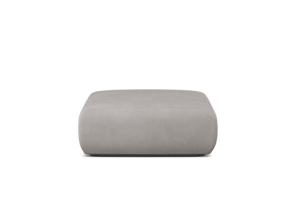 Pouf Chenille Beige Molino — Light Grey