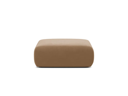 Pouf Samt Schwarz Molino — Sand