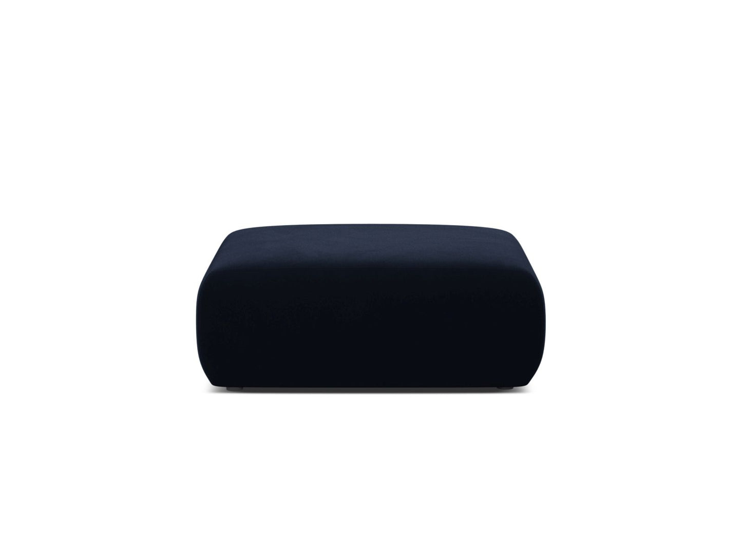 Pouf Samt Schwarz Molino — Royal Blue