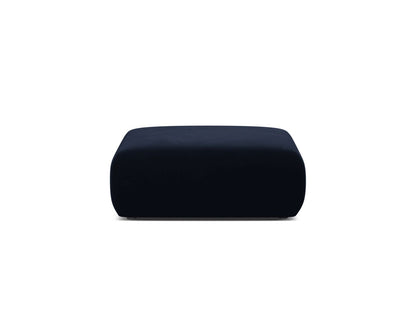 Pouf Samt Schwarz Molino — Royal Blue