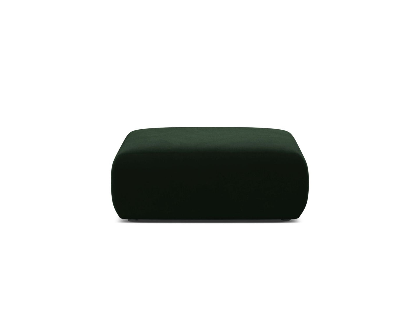 Pouf Samt Schwarz Molino — Bottle Green