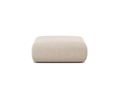 Pouf Chenille Anthrazit Molino — Light Beige