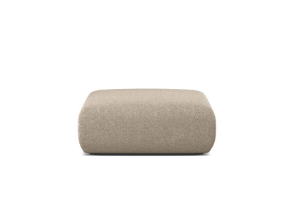 Pouf Chenille Anthrazit Molino — Dark Beige