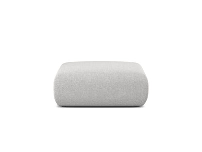 Pouf Chenille Anthrazit Molino — Silver