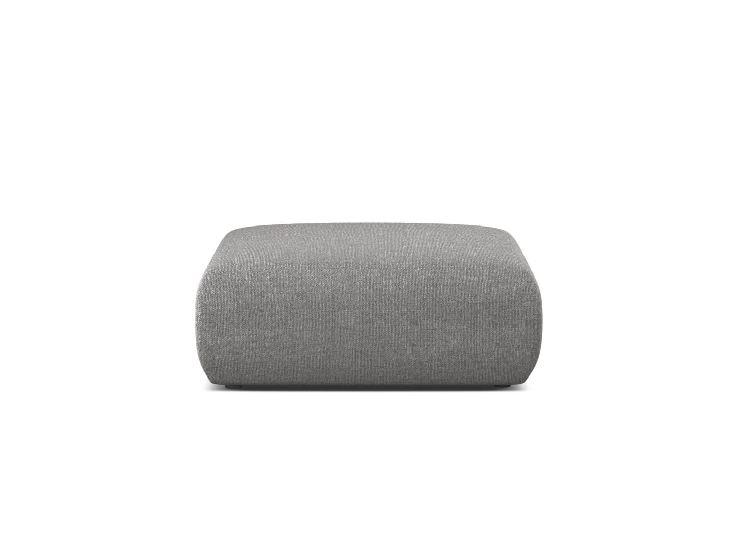 Pouf Chenille Anthrazit Molino — Light Grey