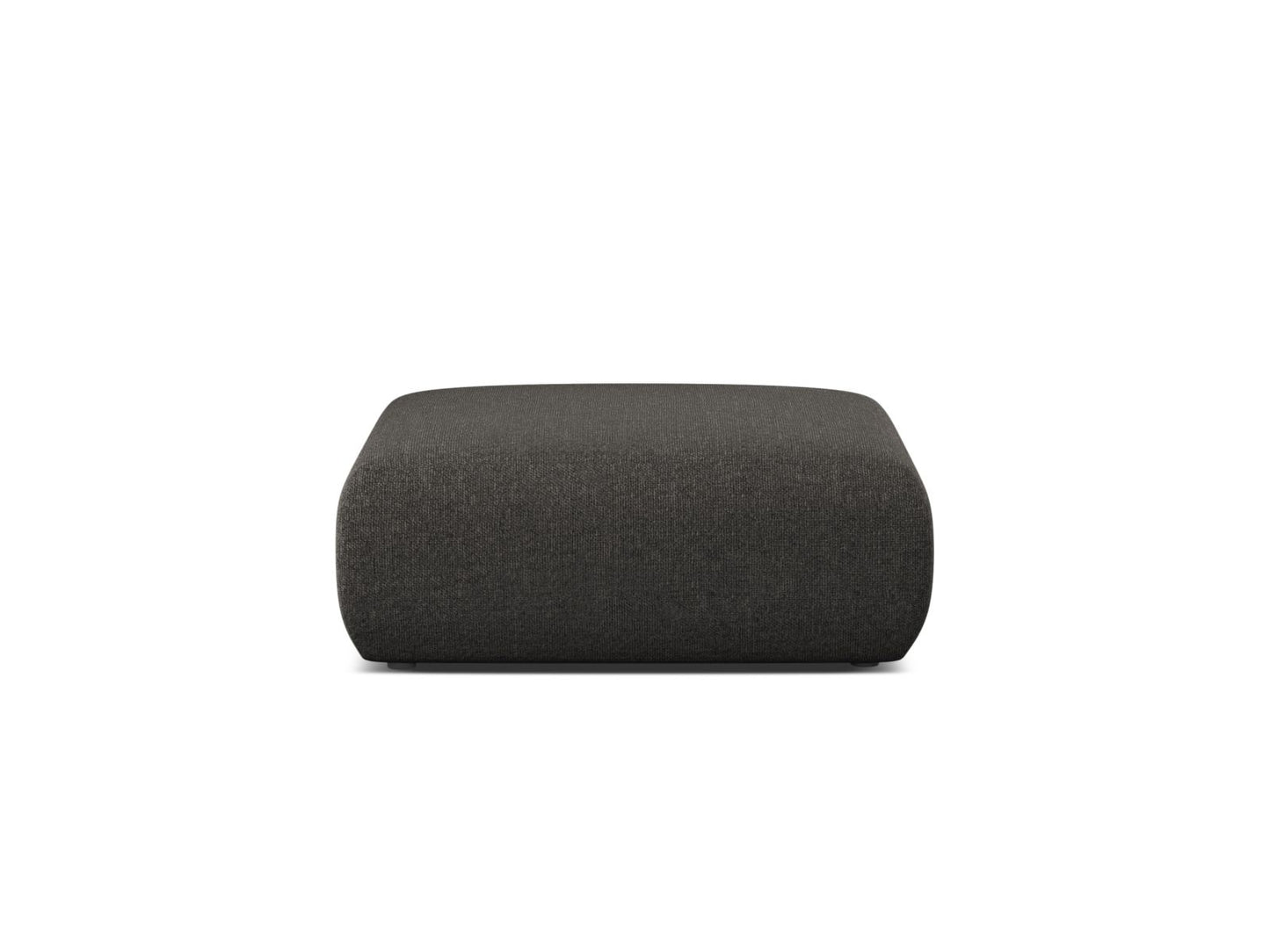 Pouf Chenille Anthrazit Molino — Dark Grey