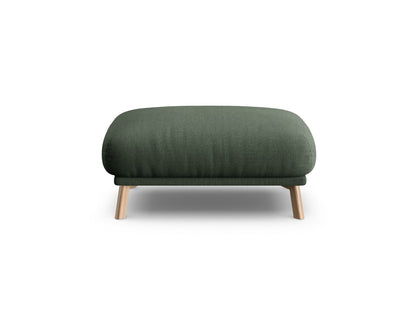 Naomi Pouf, 100x70 cm — Moss Green