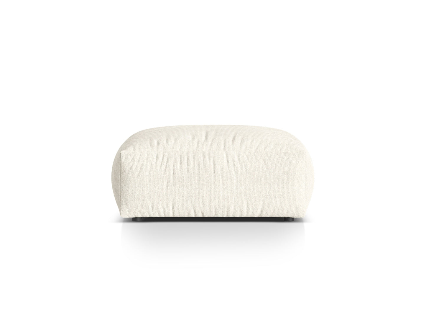 Martina large pouf, 108x108 cm — Ivory