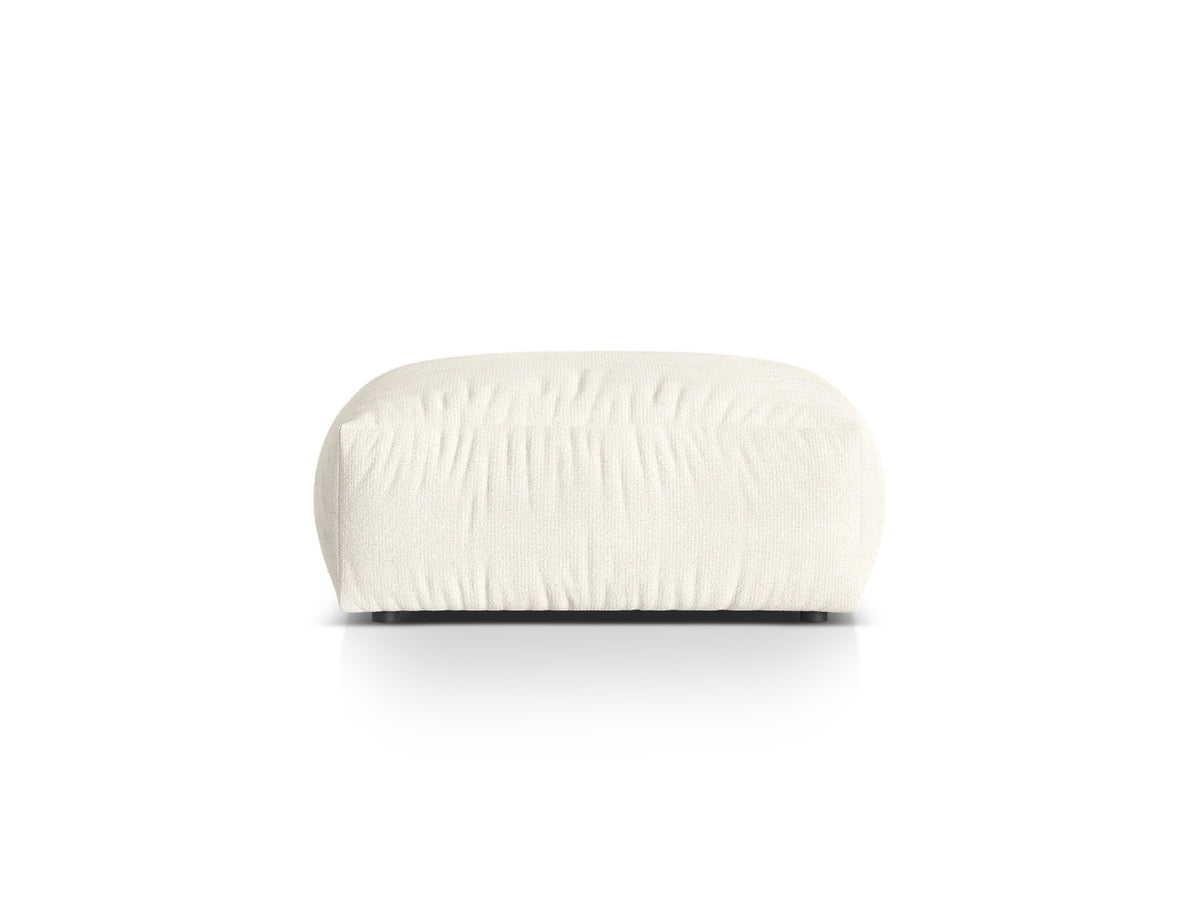 Martina large pouf, 108x108 cm — Ivory
