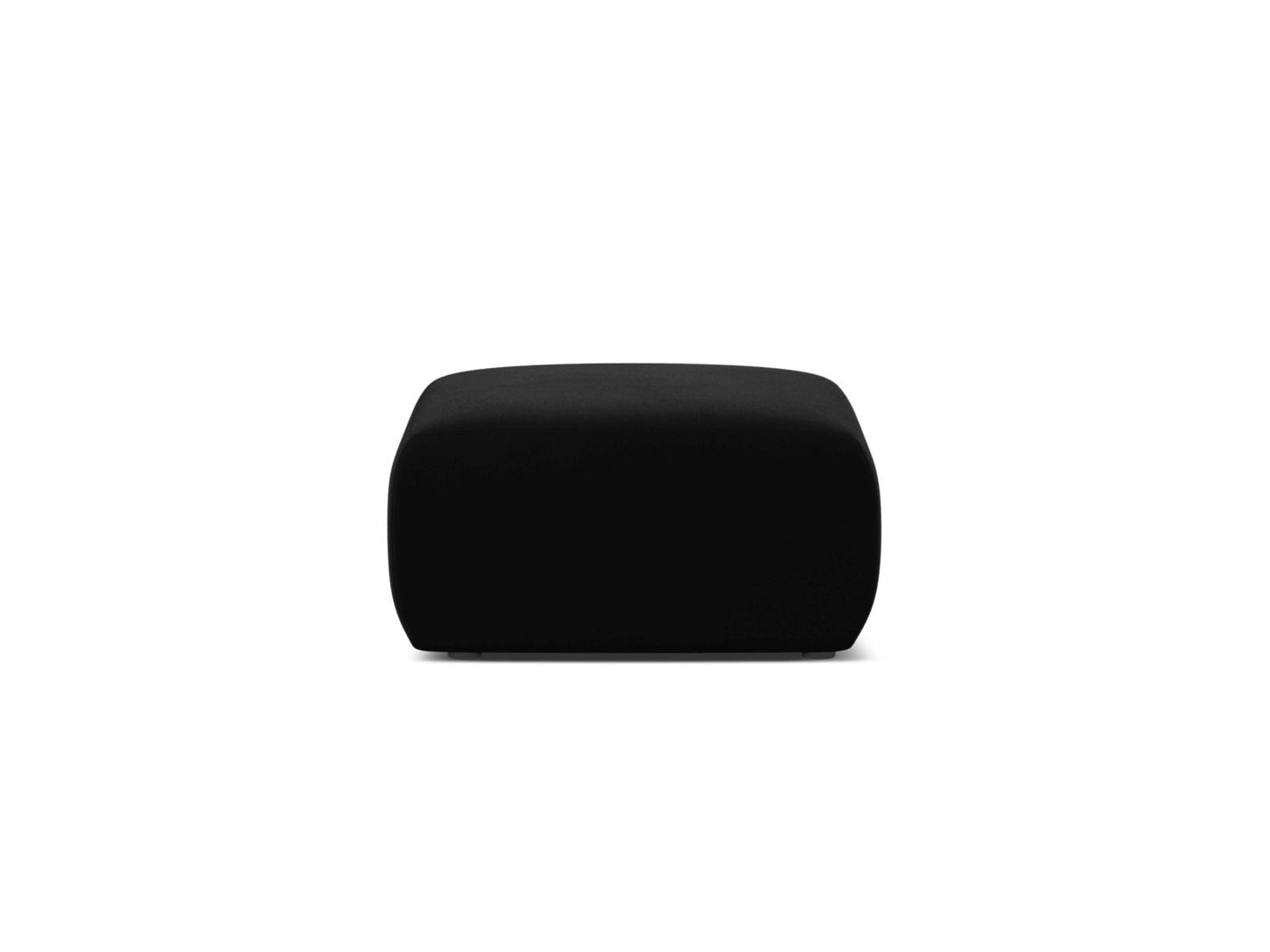 Molino Pouf, 2 Seats — Black