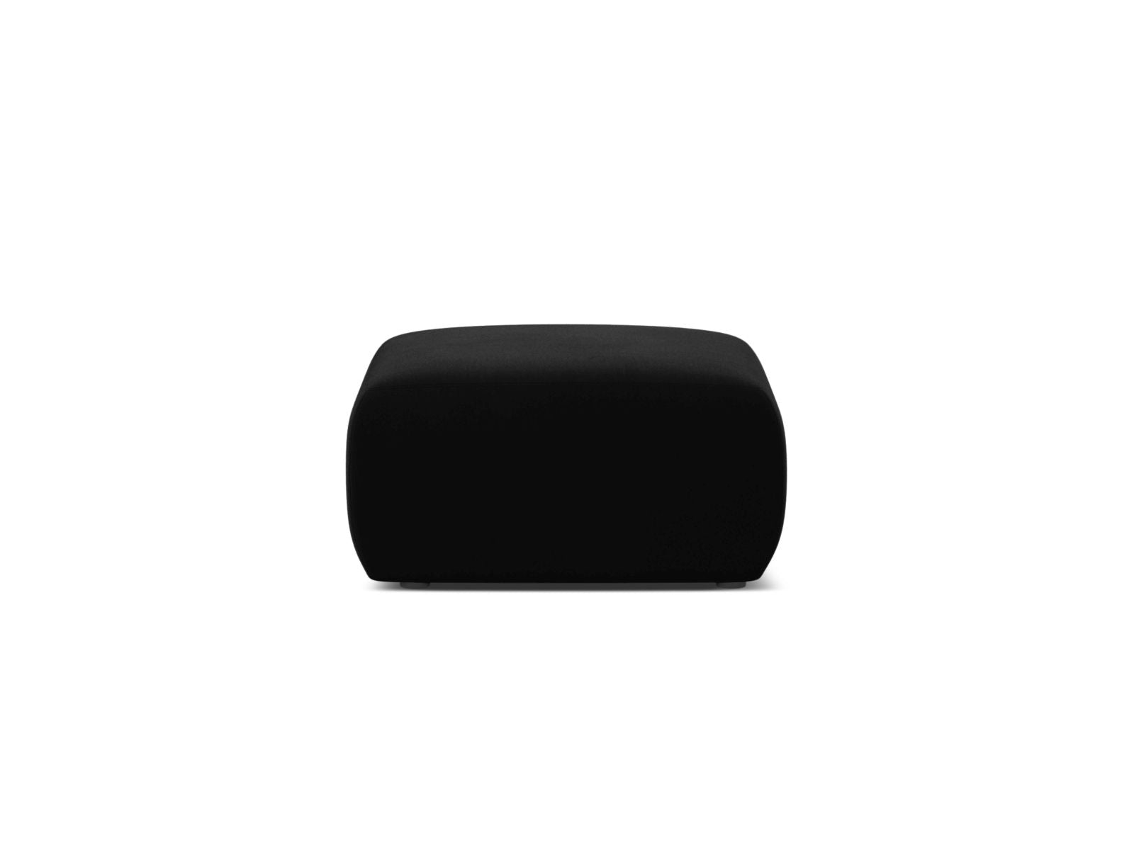 Molino Pouf, 2 Seats — Black