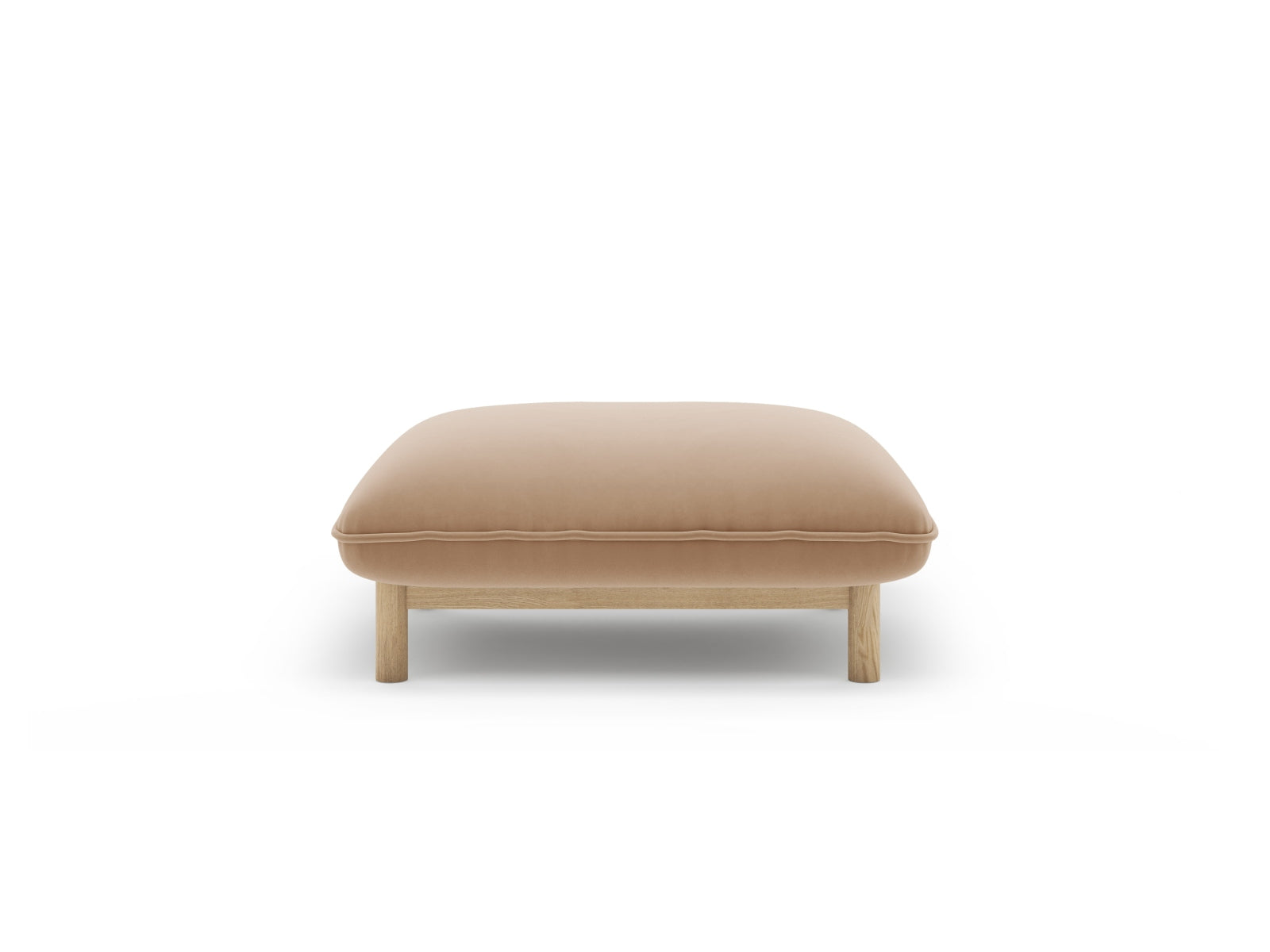 Ada Pouf, 80x65 cm — Sand