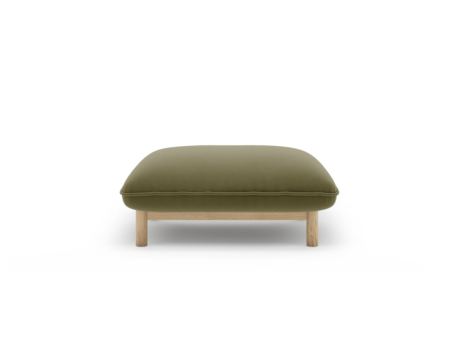 Ada Pouf, 80x65 cm — Light Green