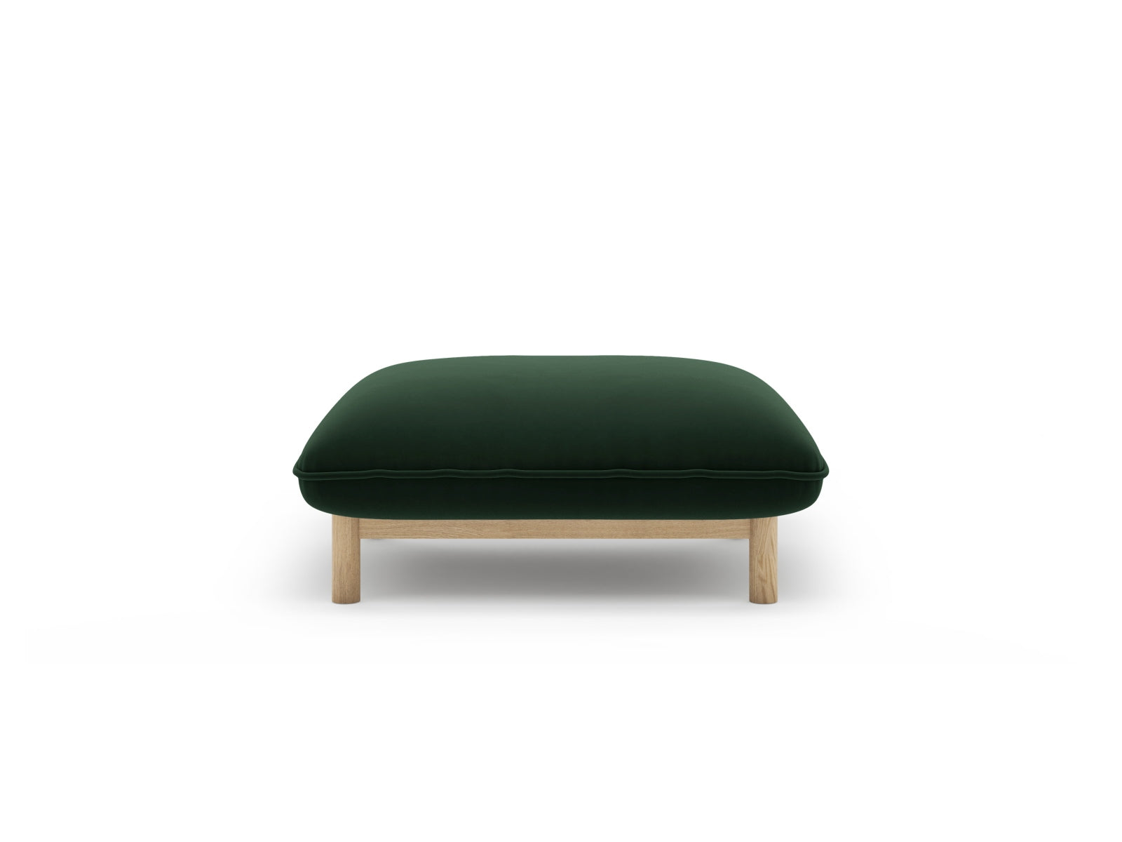 Ada Pouf, 80x65 cm — Bottle Green