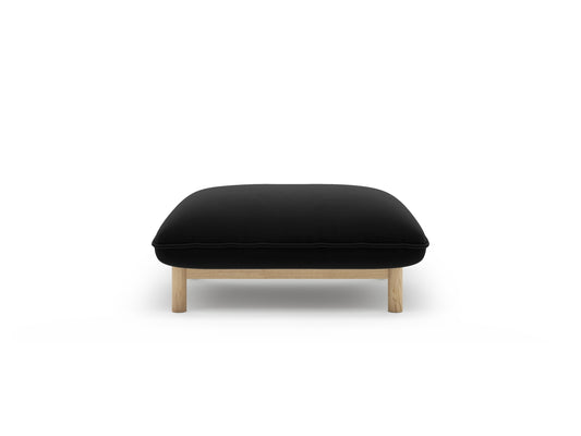 Ada Pouf, 80x65 cm — Black