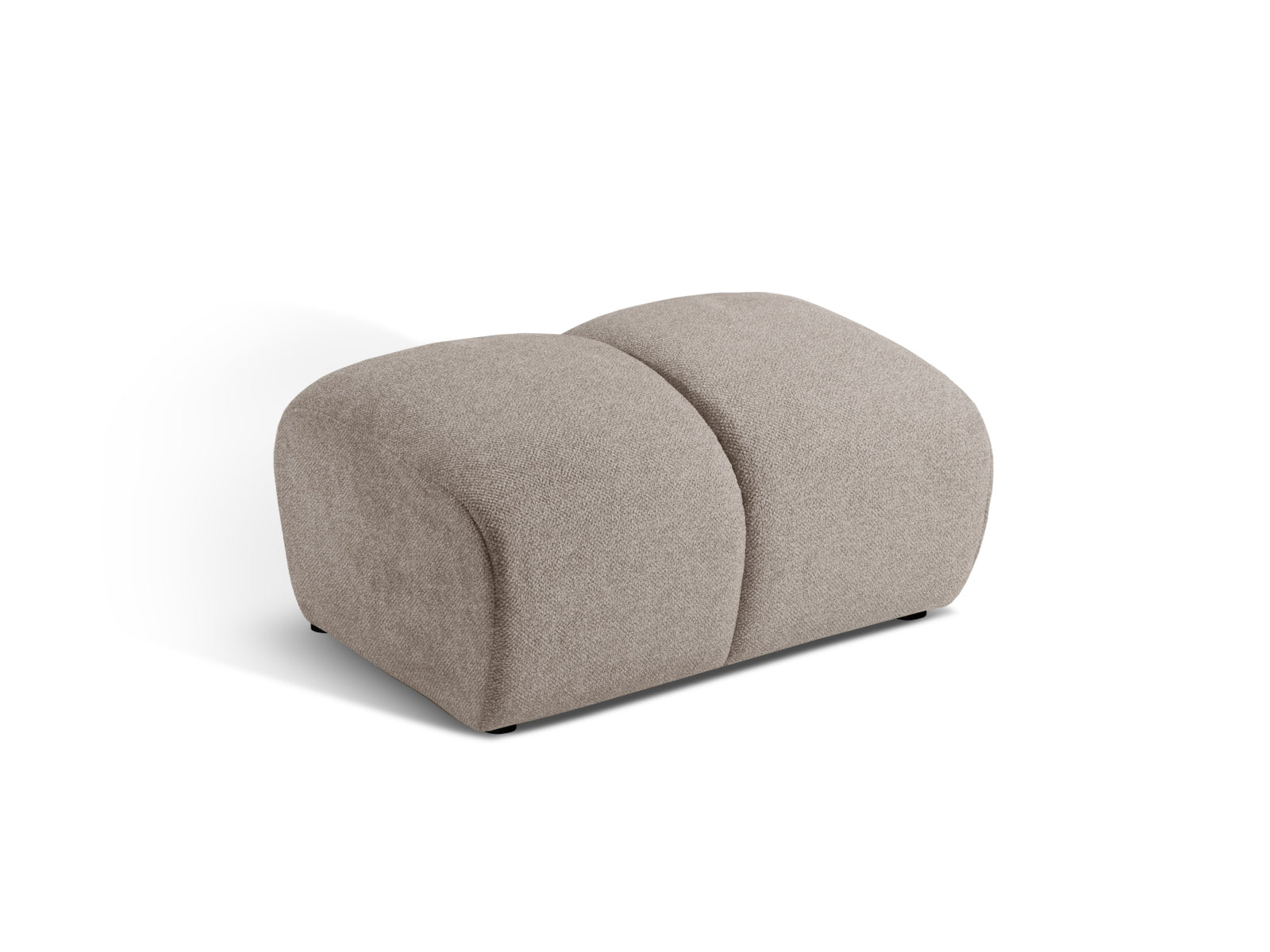 Diana Pouf, 82x60 cm — Dark Beige