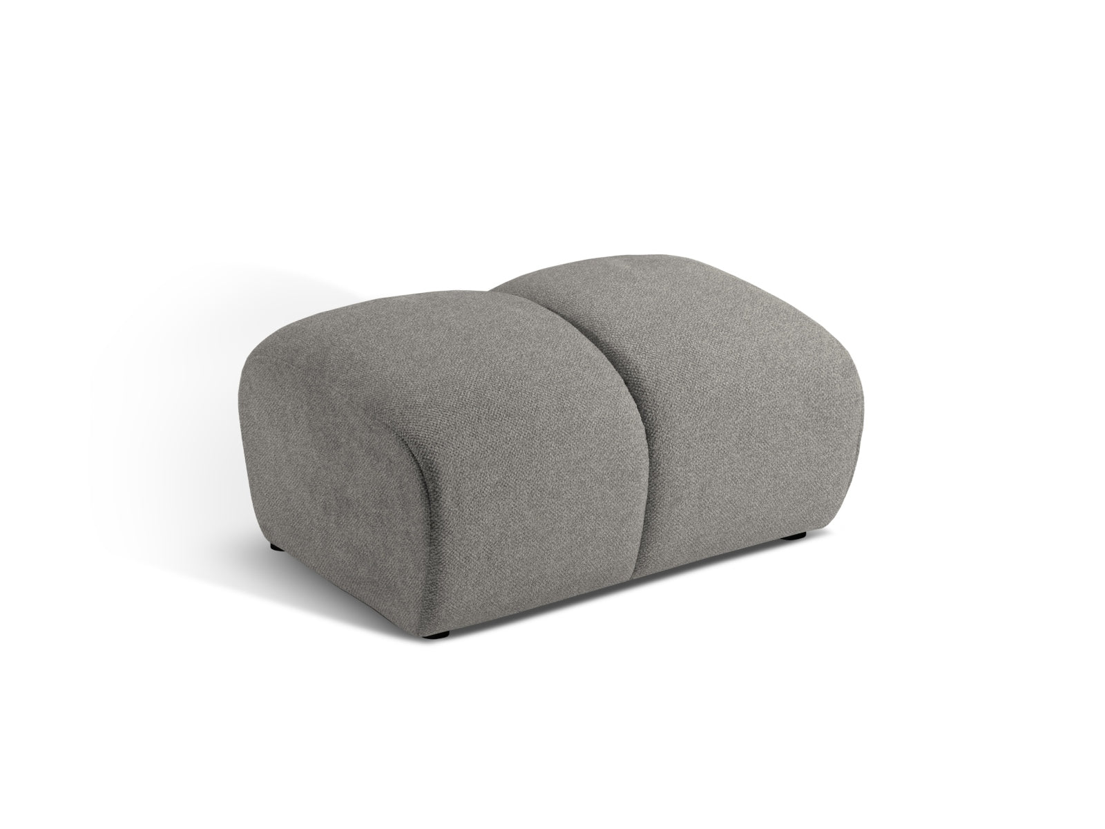 Diana Pouf, 82x60 cm — Light Grey