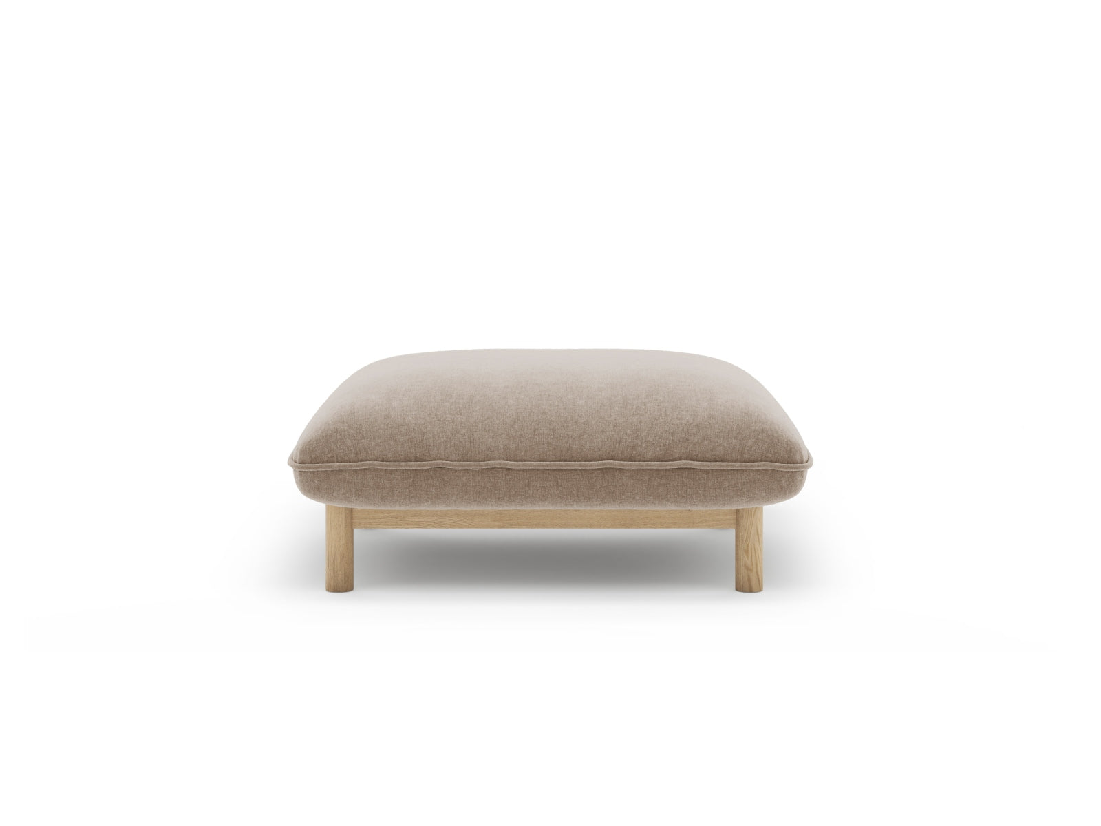 Ada Pouf, 80x65 cm — Sand