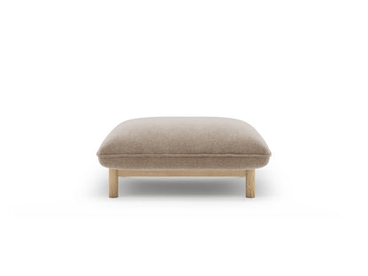 Pouf Strukturstoff Auburn Ada — Sand
