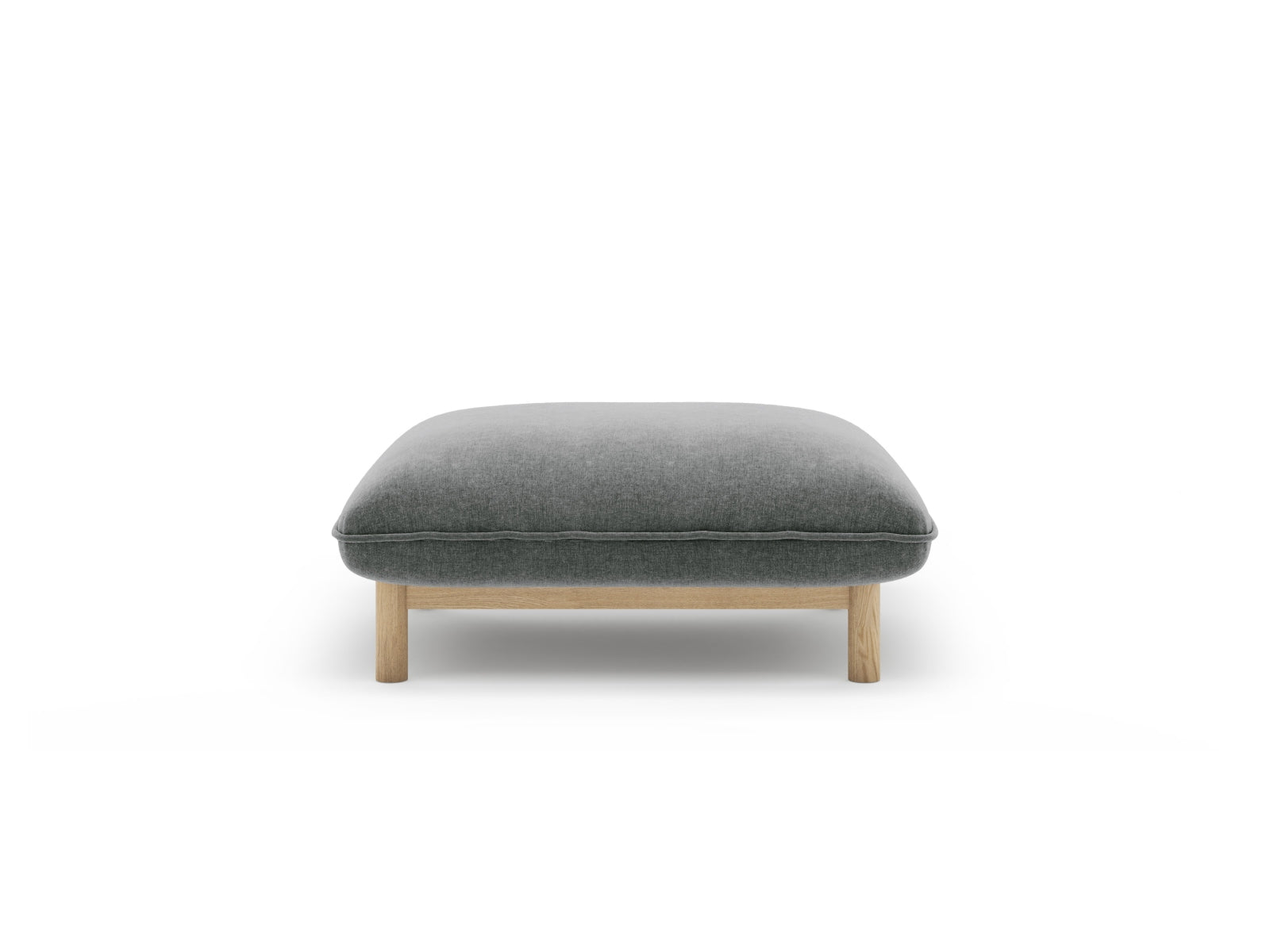 Ada Pouf, 80x65 cm — Dark Grey