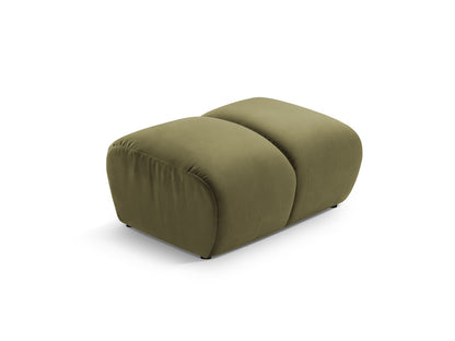 Pouf Samt Beige Diana — Green