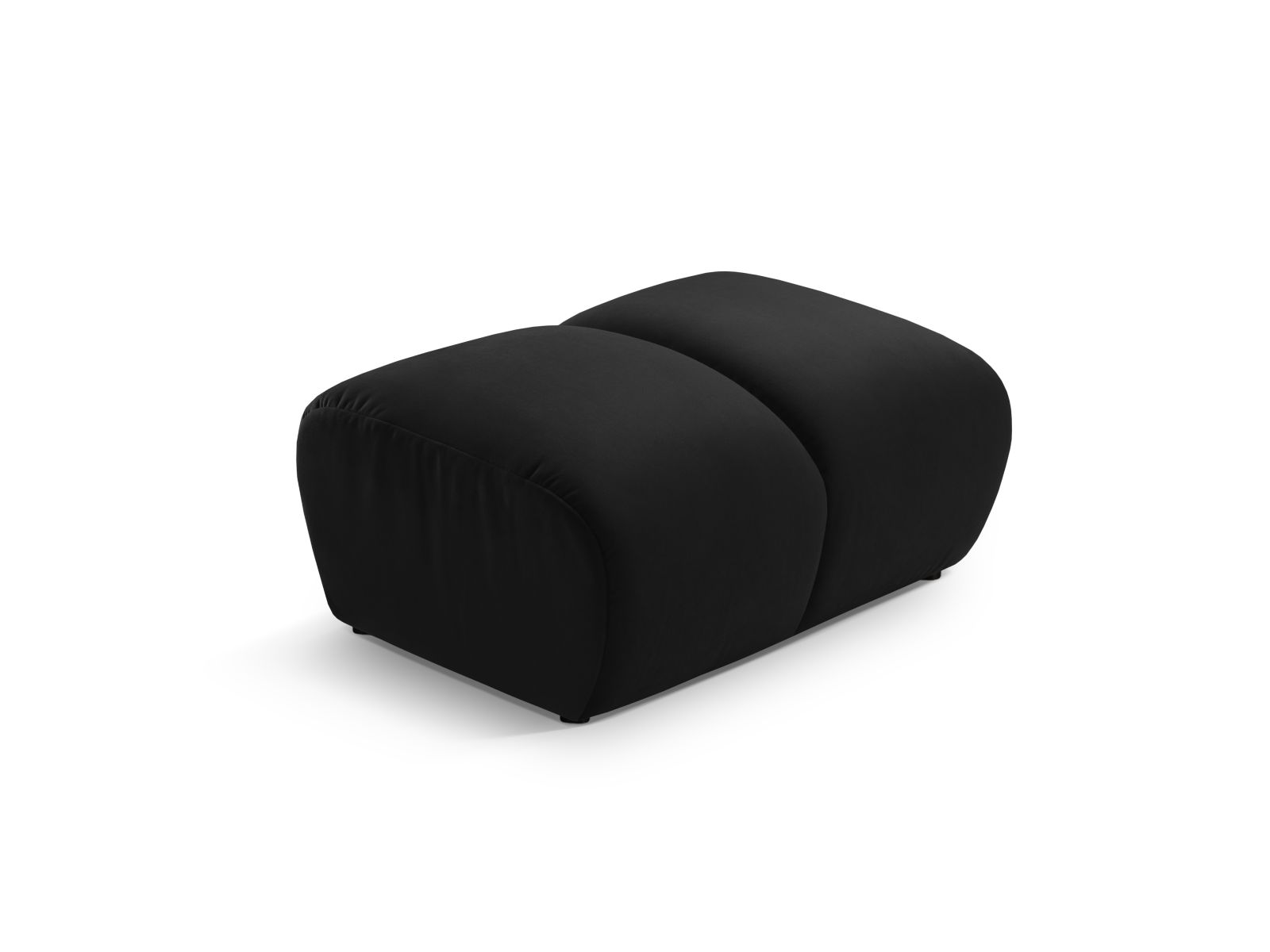 Diana Pouf, 82x60 cm — Black