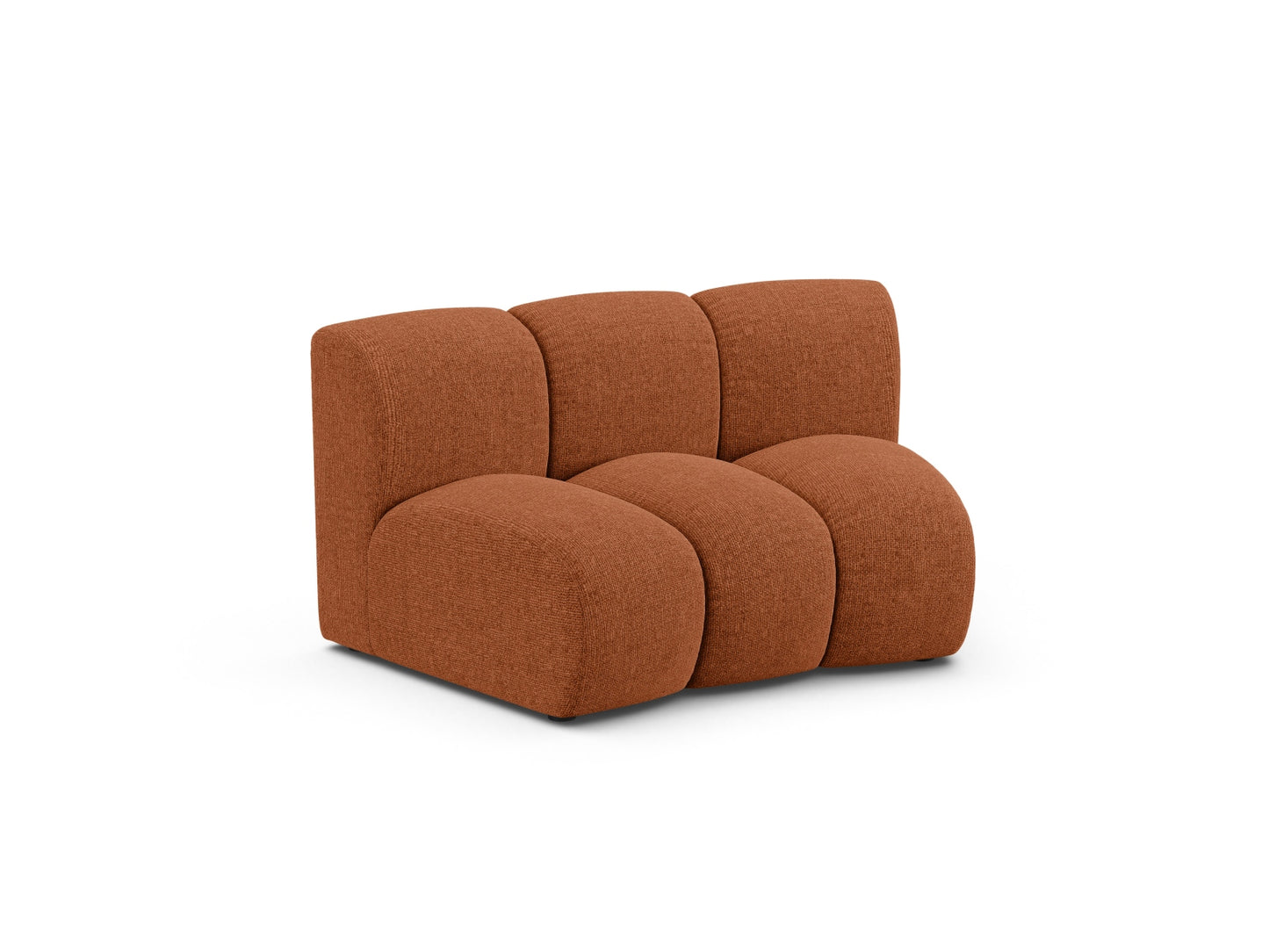 Sofamodul Chenille Brick Lupine — Wohnbeispiel