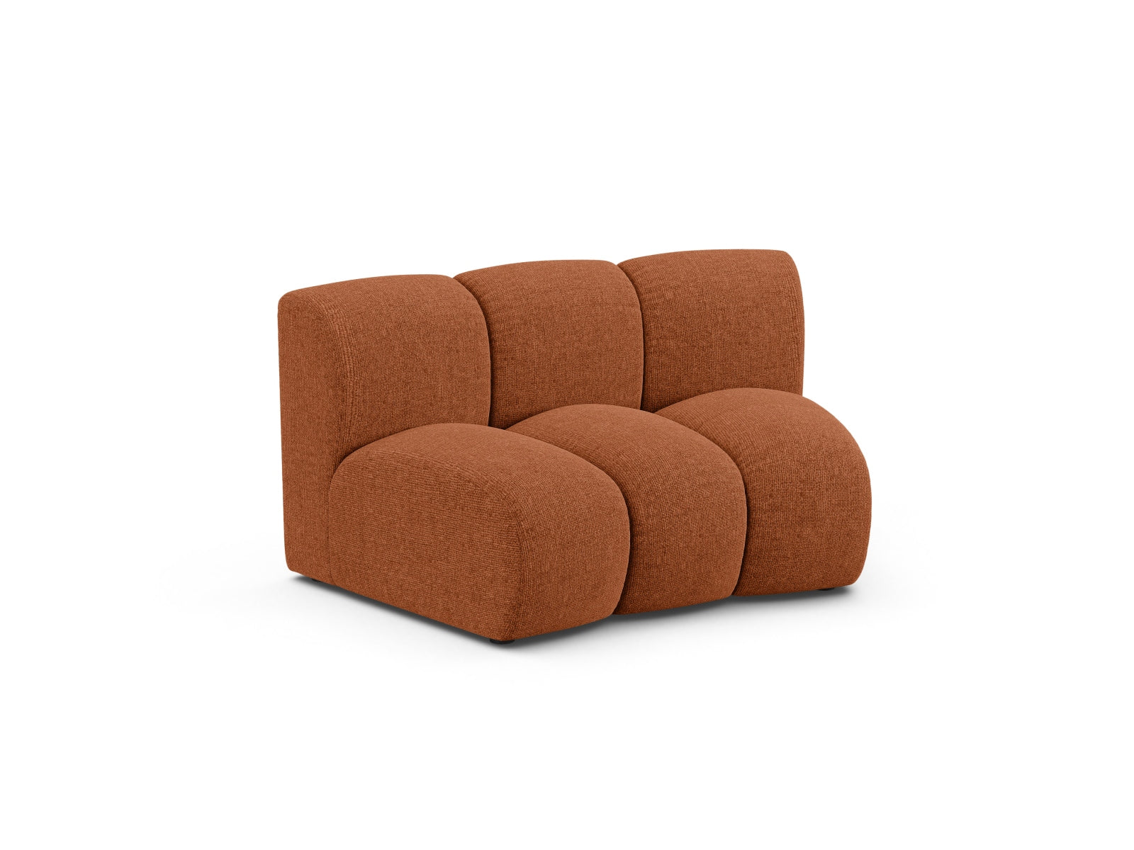 Sofamodul Chenille Brick Lupine — Wohnbeispiel