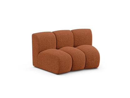 Sofamodul Chenille Brick Lupine — Wohnbeispiel
