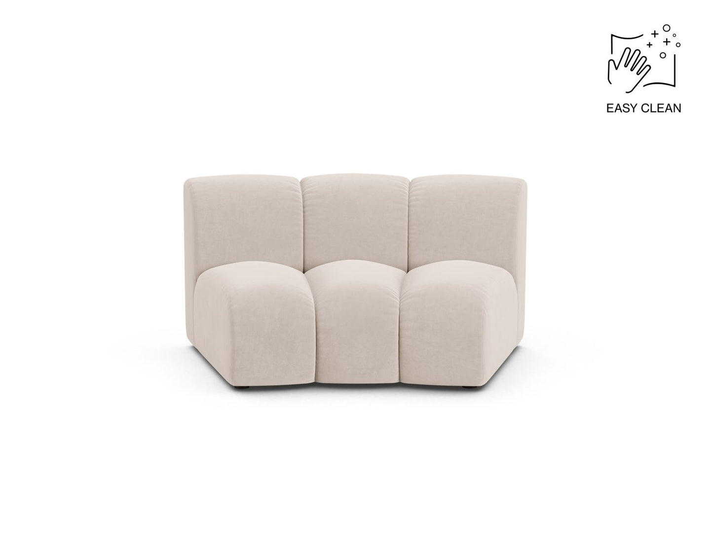 Sofamodul Samt Beige Lupine — Light Beige