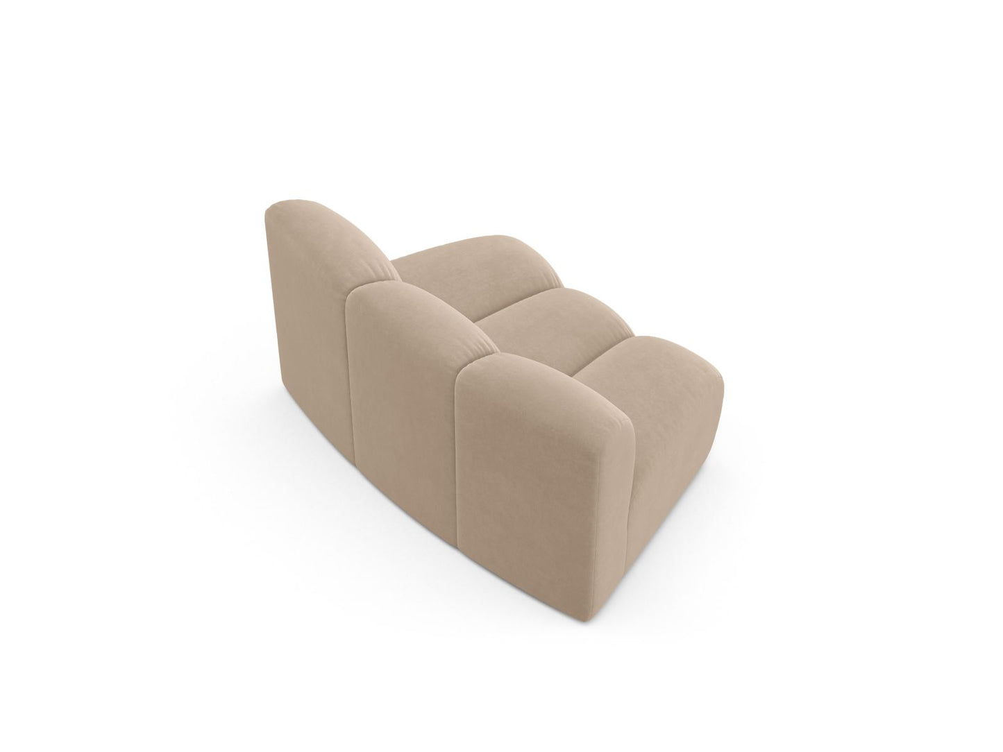 Sofamodul Samt Beige Lupine — Detailansicht