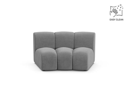 Sofamodul Samt Beige Lupine — Light Grey