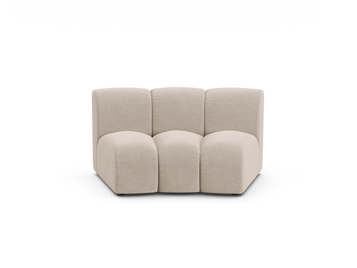 Sofamodul Samt Beige Lupine — Beige