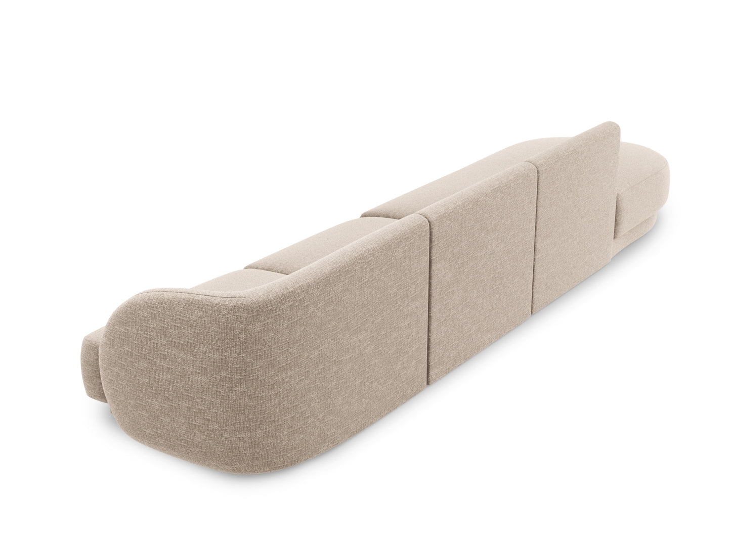 Sofa Chenille Beige Miley — Detailansicht