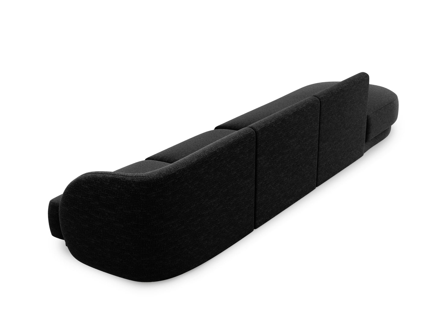 Sofa Chenille Anthrazit Miley — Detailansicht