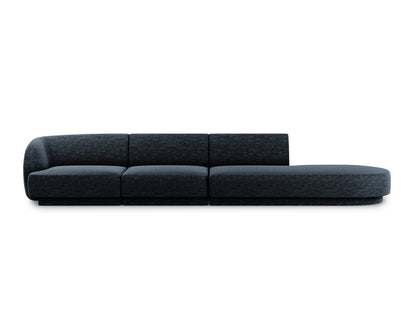 Miley Sofa, 4 Seats, 323x90 cm — Royal Blue / Right