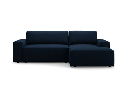 Jodie Corner Sofa With Bed Function And Box, 3 Seats, 246x151 cm — Dark Blue / Right